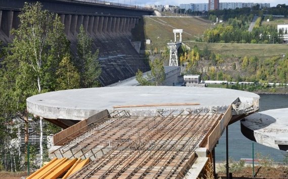 Возле Братской ГЭС достраивается смотровая площадка